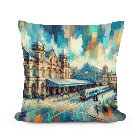 Bristol Station Impressions Cotton Cushion - Main Image