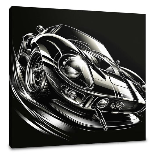 Velocity in Gold: Classic Canvas - Main Image
