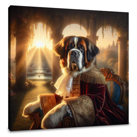 Regal Dawn Saint Bernard Canvas - Main Image