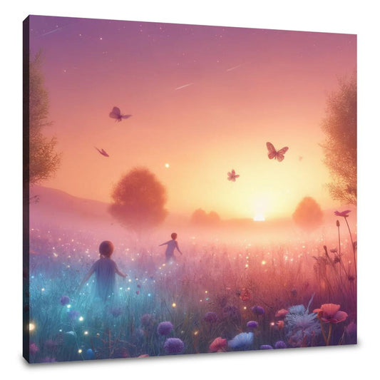 Sunset Meadow Canvas - Main Image