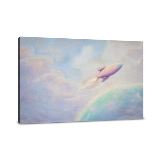 Rocket Ship Dream Canvas - Main Image