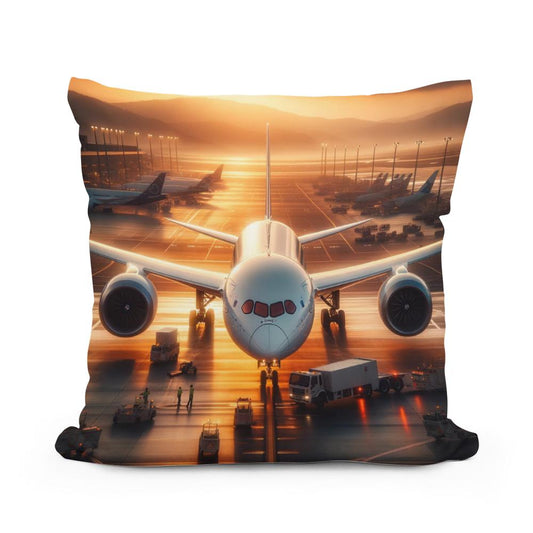 Sunrise Flight Beginnings Cotton Cushion - Main Image
