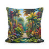 Tropical Oasis Cotton Cushion - Main Image
