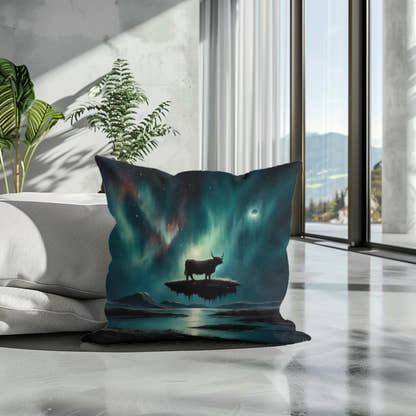 Highland Cow Mystique Cotton Cushion - Secondary Image 3