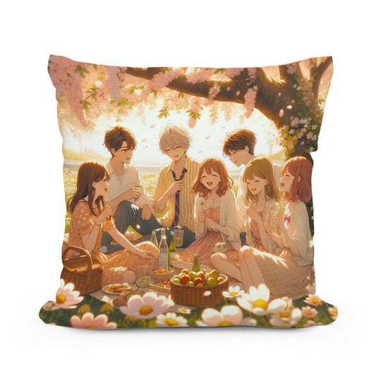 Meadow of Friendship Cotton Cushion - Main Image