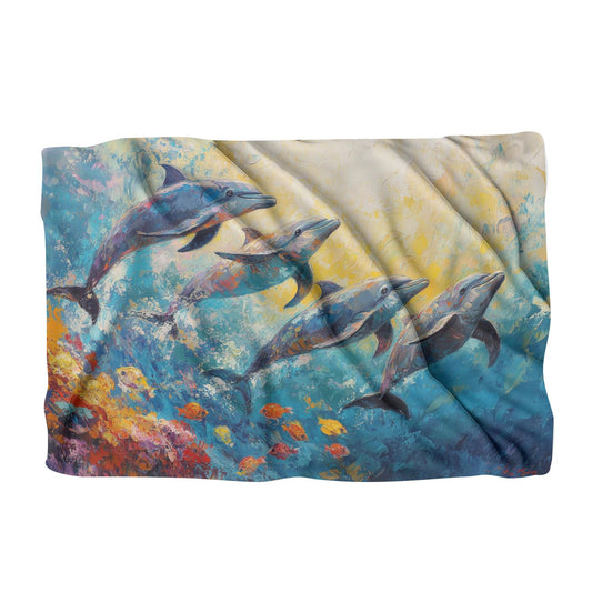 Dolphin Dreams Blanket - Main Image