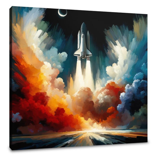 Cosmic Ascent Canvas - Main Image