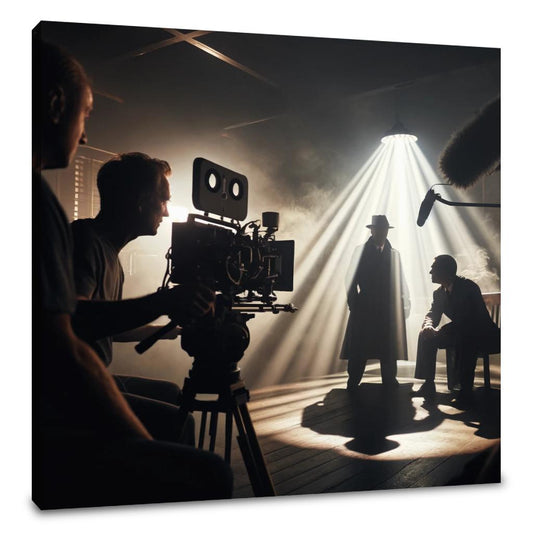 Noir Set Drama Canvas - Main Image