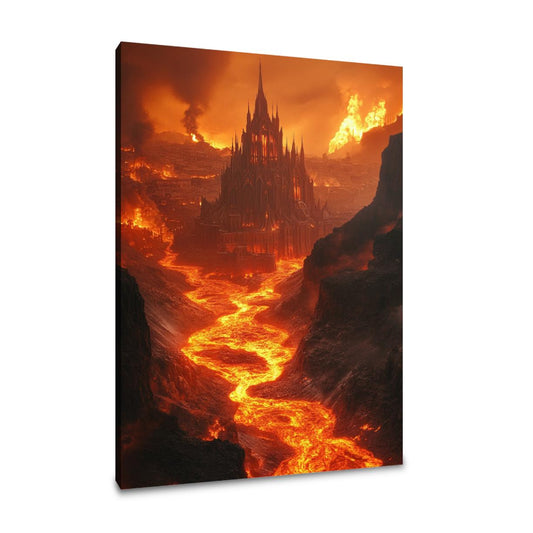 Infernal Metropolis Canvas - Main Image