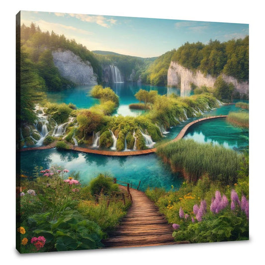 Plitvice Serenity Canvas - Main Image