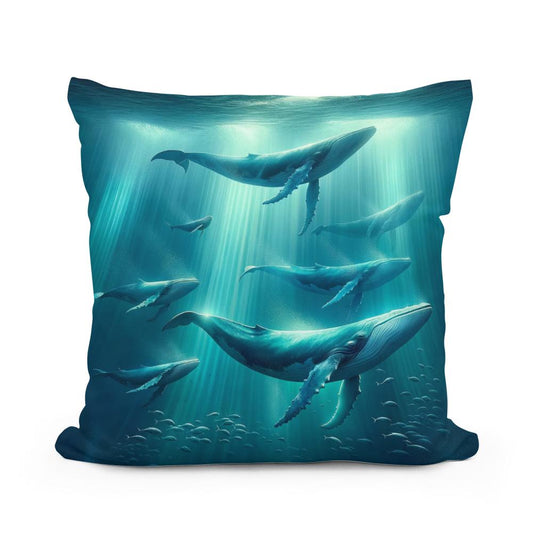 Ocean Ballet Cotton Cushion - Main Image
