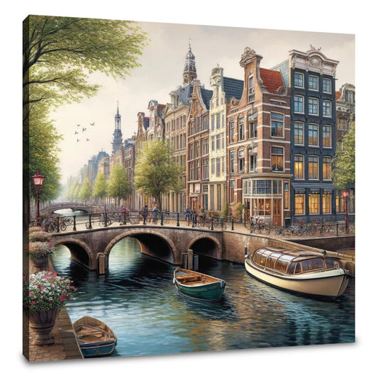 Prinsengracht Canal Canvas - Main Image