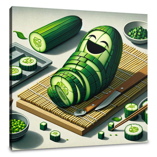 Cucumber Roll Canvas - Main Image