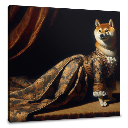 Regal Shiba Twilight Majesty Canvas - Main Image