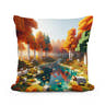 Autumn Reflections Cotton Cushion - Main Image