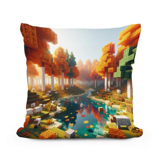 Autumn Reflections Cotton Cushion - Main Image
