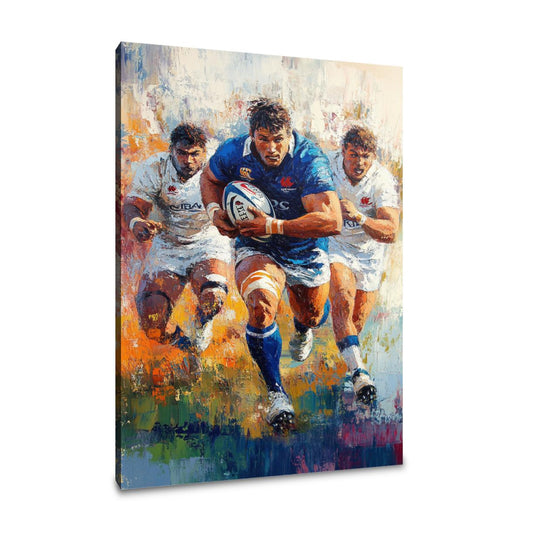 Rugby Charge Canvas - Main Image