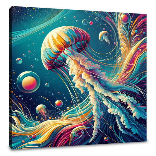 Jellyfish Pop Fusion Canvas - Main Image