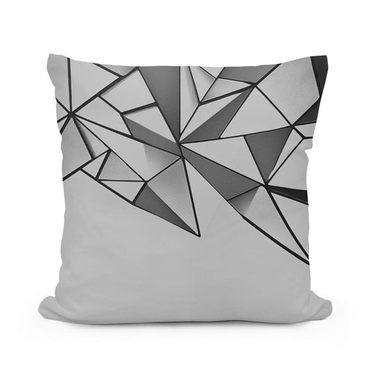Geometric Elegance Cotton Cushion - Main Image