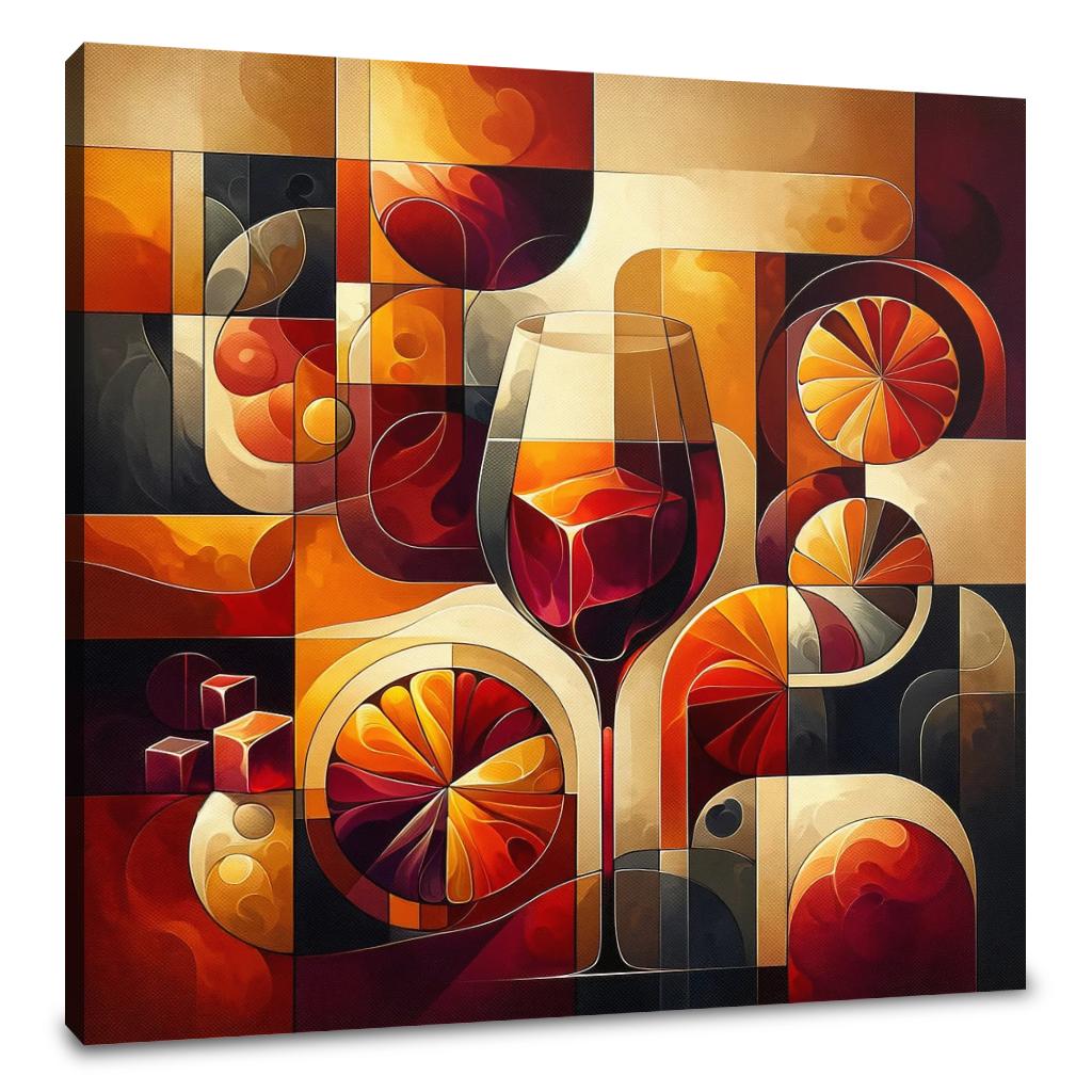 Aperitif Abstract Canvas - Main Image