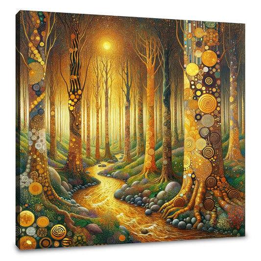 Enchanted Magical Forest Canvas - Main Image