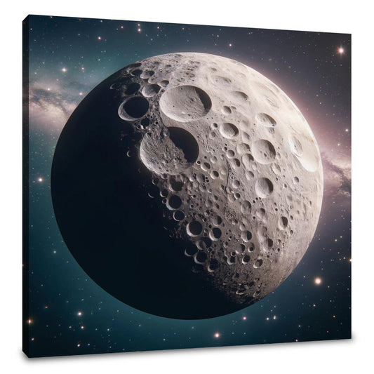 Callisto's Cratered Legacy Canvas - Main Image