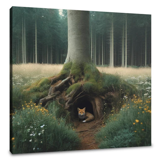 Hidden Fox Den Canvas - Main Image