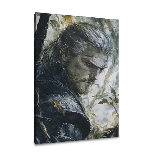 Moonlit Warrior Canvas - Main Image