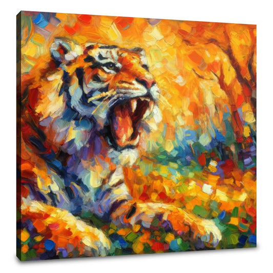 Majestic Tiger Roar Canvas - Main Image