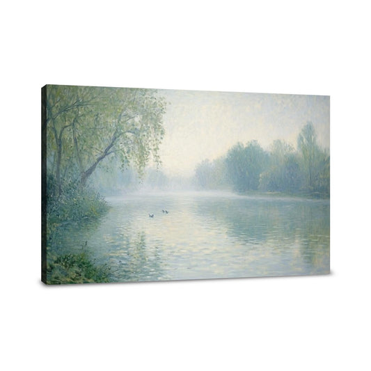 Morning Mist River Canvas - Main Image