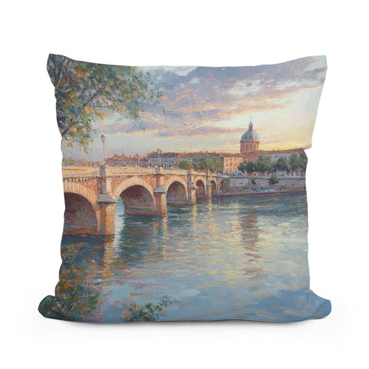 Pont Saint-Pierre Cotton Pillow - Main Image