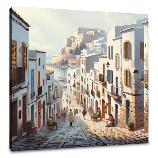Dalt Vila Ibiza Canvas - Main Image