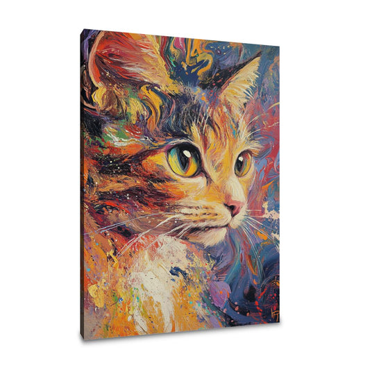 Whiskered Wonder Canvas - Main Image