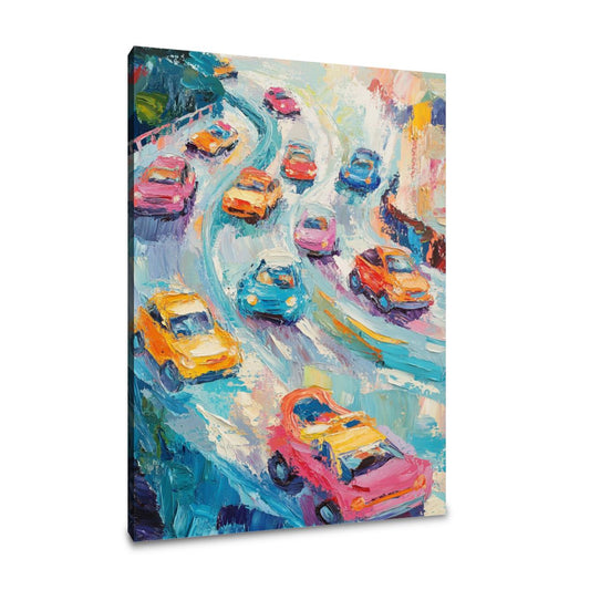 Wheels in Motion Canvas - Main Image