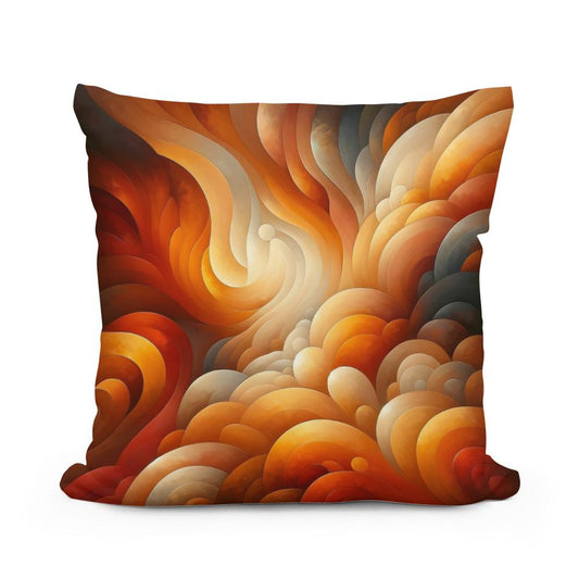 Autumn's Embrace Cotton Cushion - Main Image