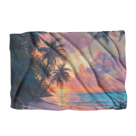 Tropical Sunrise Bliss Blanket - Main Image