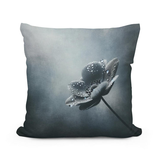Dew-Kissed Solitude Cotton Cushion - Main Image