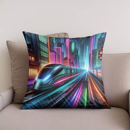 Neon Velocity Cotton Cushion - Secondary Image