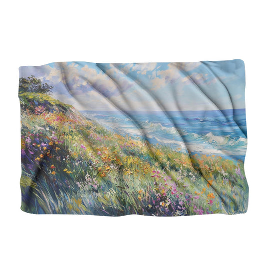 Floral Ocean Blanket - Main Image