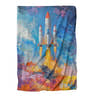 Whimsical Rockets Blanket - Main Image