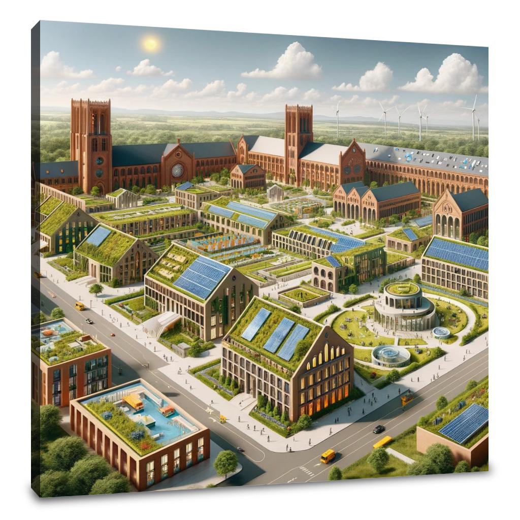 Architectural Tapestry Canvas - Main Image