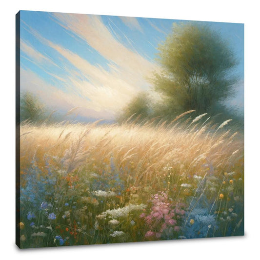 Sunlit Meadow Canvas - Main Image