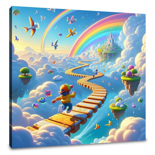 Sky-High Antics Canvas - Main Image