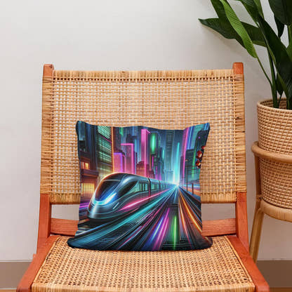 Neon Velocity Cotton Cushion - Secondary Image 2