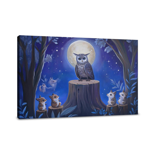 Owl's Stardust Canvas - Main Image