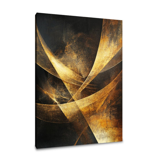 Golden Geometry Canvas - Main Image