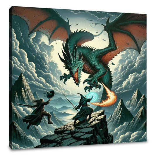 Dragon Battle Canvas - Main Image