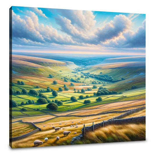 Yorkshire Dales Vista Canvas - Main Image