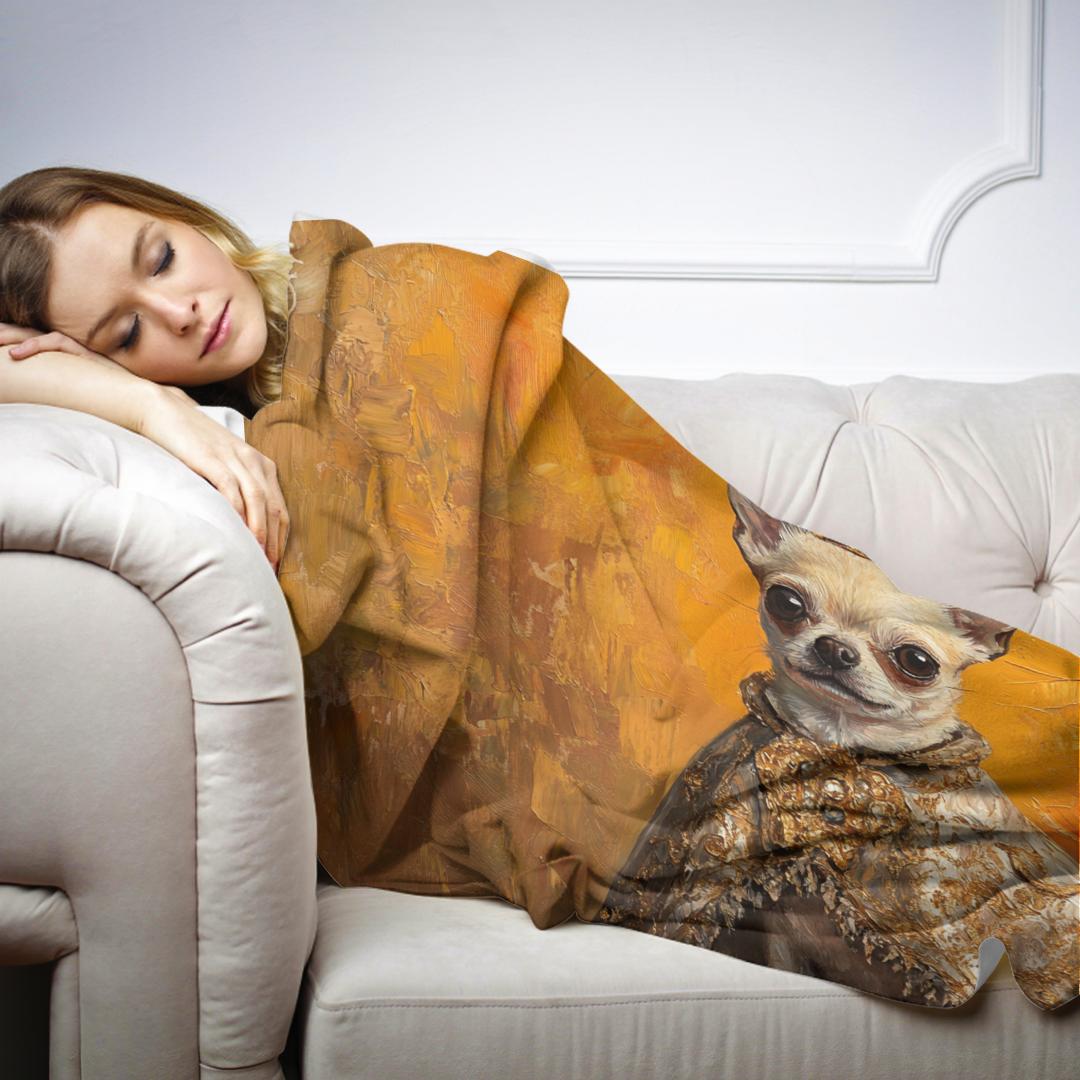 Chihuahua Royalty Blanket - Secondary Image