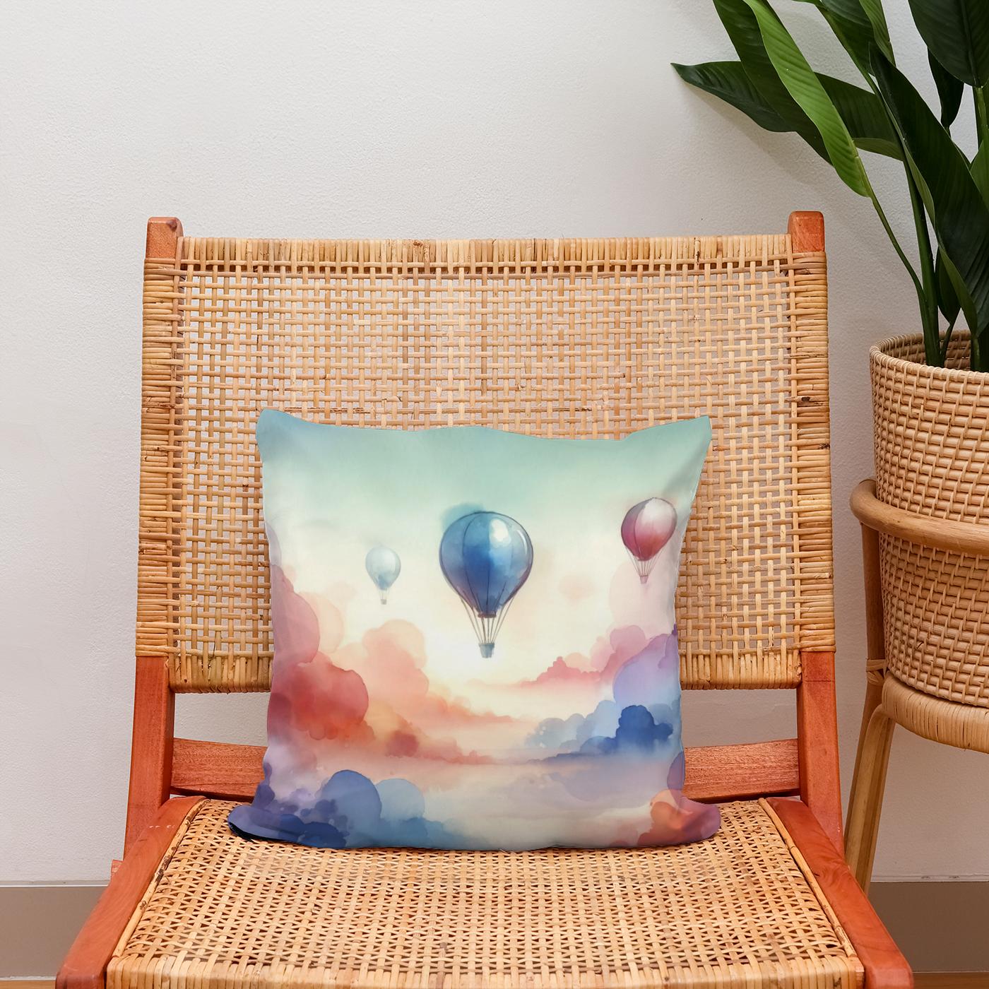 Serenity Skies Cotton Cushion - Secondary Image 2
